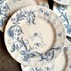 6 Gien ironstone dinner plates, "Rinceaux" service no. 1