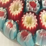 Millefiori Murano parchment paperweight