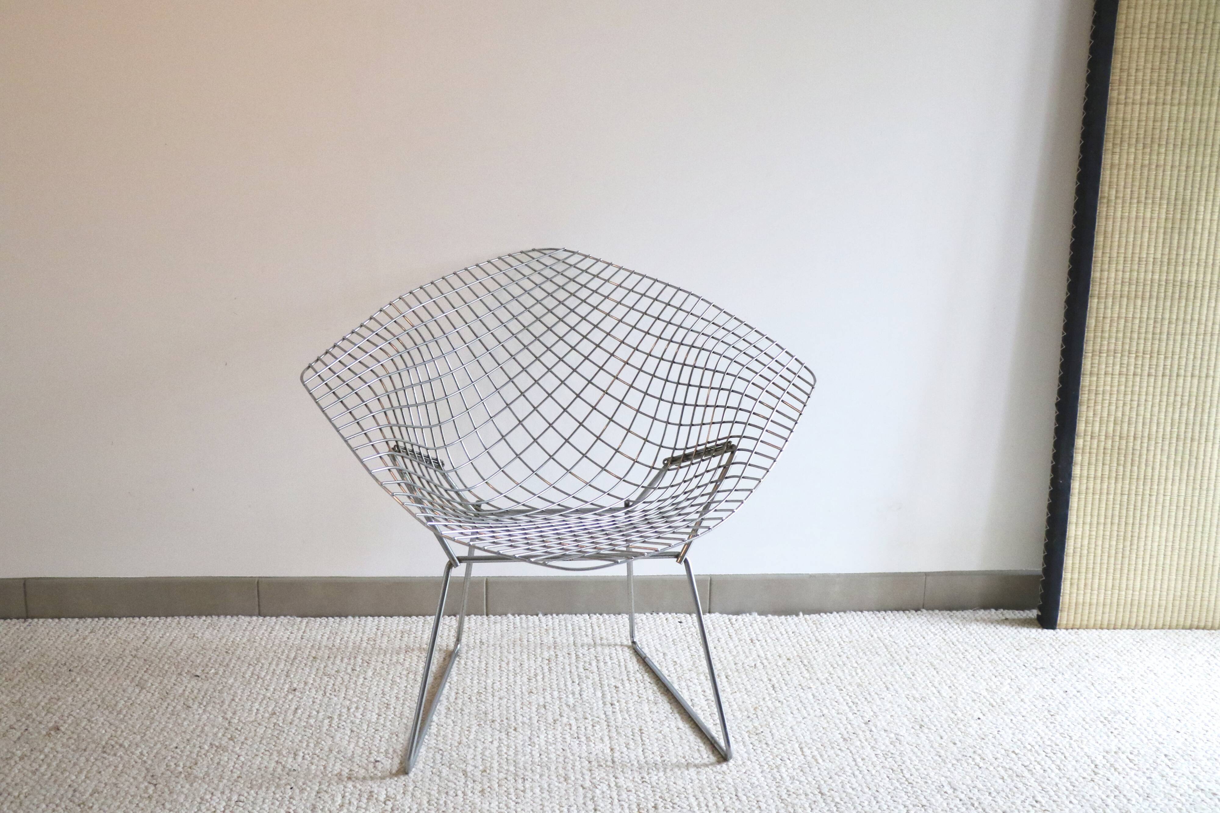 Harry Bertoia Diamond armchair, Knoll edition