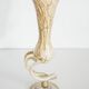 Vintage mid-century artistic vase, beige sand, Murano glass, Europe, 1970.