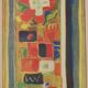 Swedish Oil on Panel – “Abstract Composition” by MARTIN BISSIÈRE, 1952