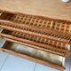 Vintage rattan chest of drawers