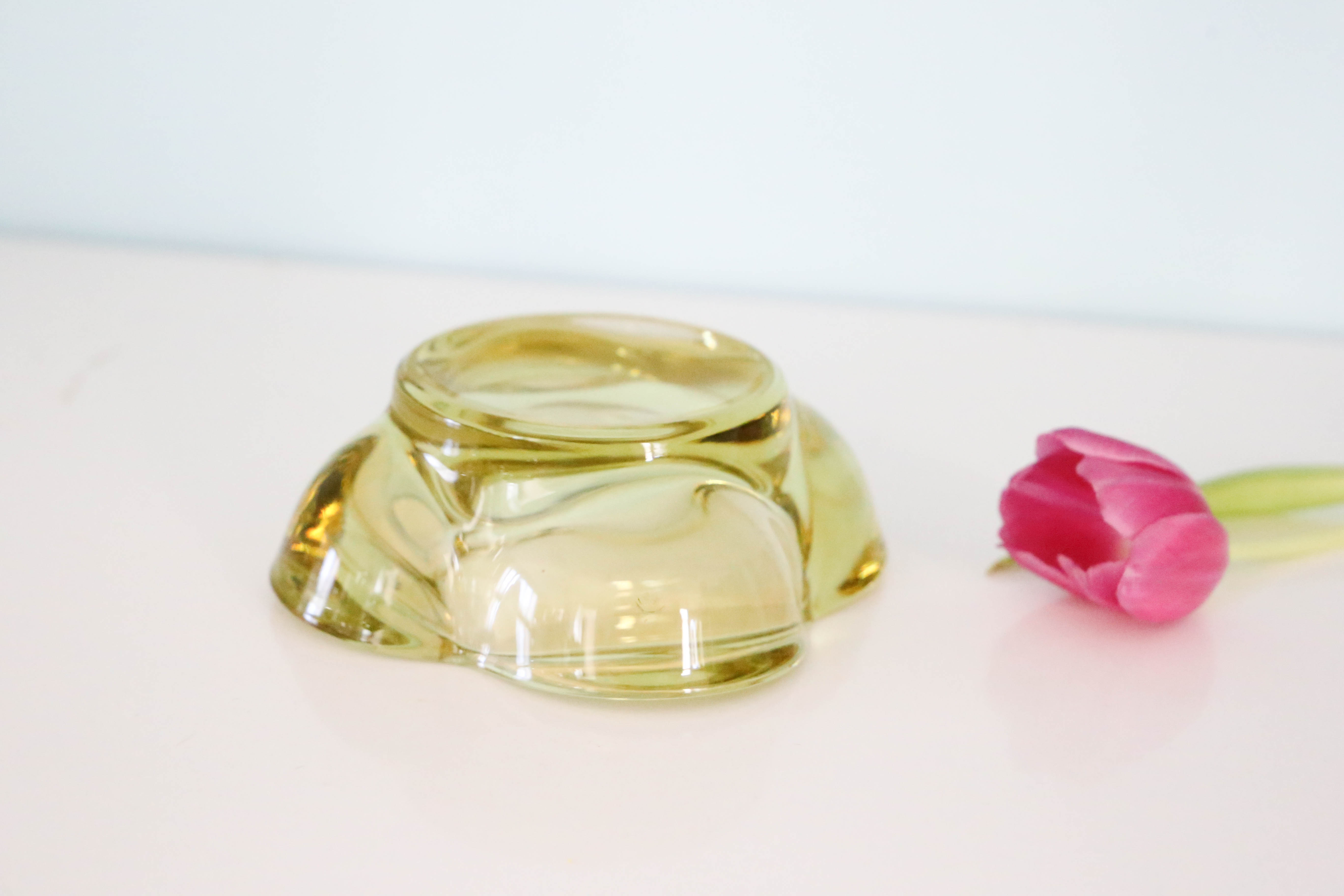 Nice empty yellow crystal pocket, vintage