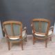 Paire de fauteuils de style Louis XV