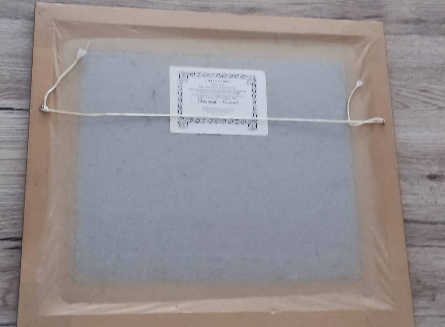 Lithograph Julian Friers – Peregrine Falcon at Glencoe – Framed painting