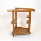 Guillerme et Chambron, serving trolley with removable tray, Votre Maison, 1960s.