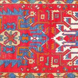 Tapis de couloir galerie fait main persan vintage hamadan 296 x 103