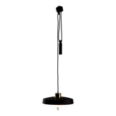 Suspension vintage en aluminium et méthacrylate, Italie, années 1960