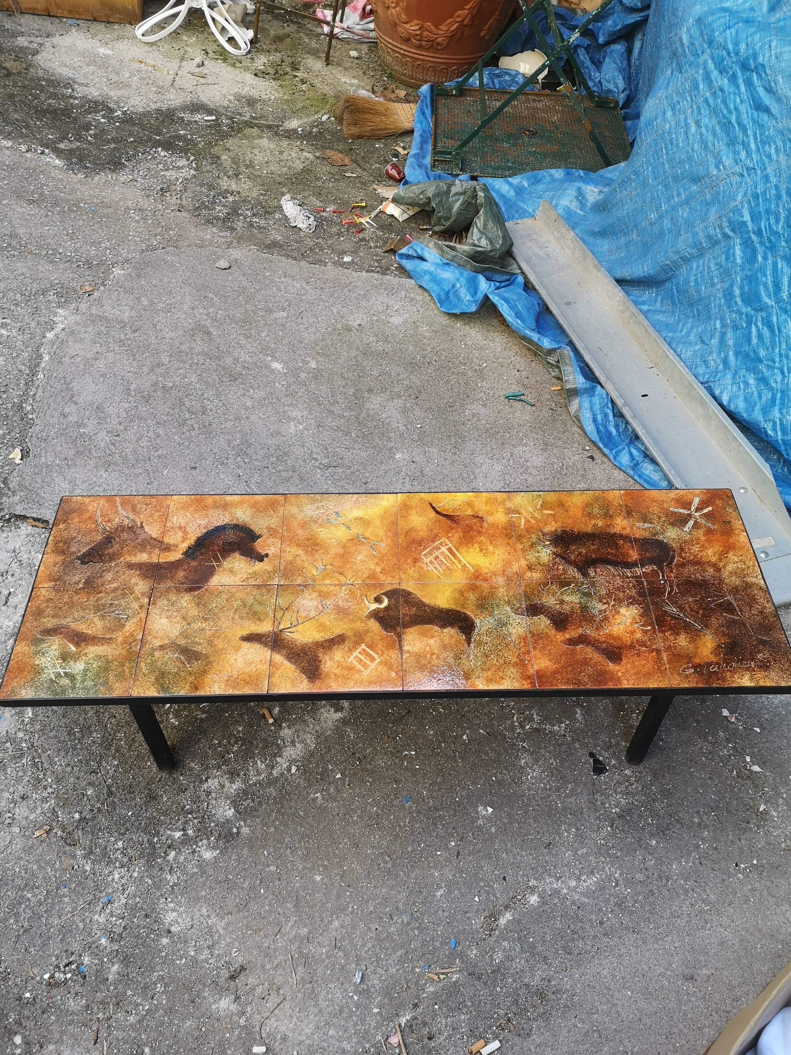 Tardieu ceramic tile coffee table