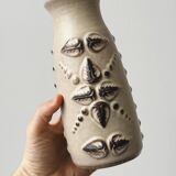 Ceramic vase 'face'