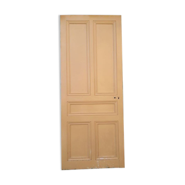 Porte palière 210,3x85,6cm ancienne moulurée