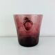 Seau à champagne XL verre bullé de Biot, violet