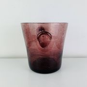 XL champagne bucket, bubble glass from Biot, purple