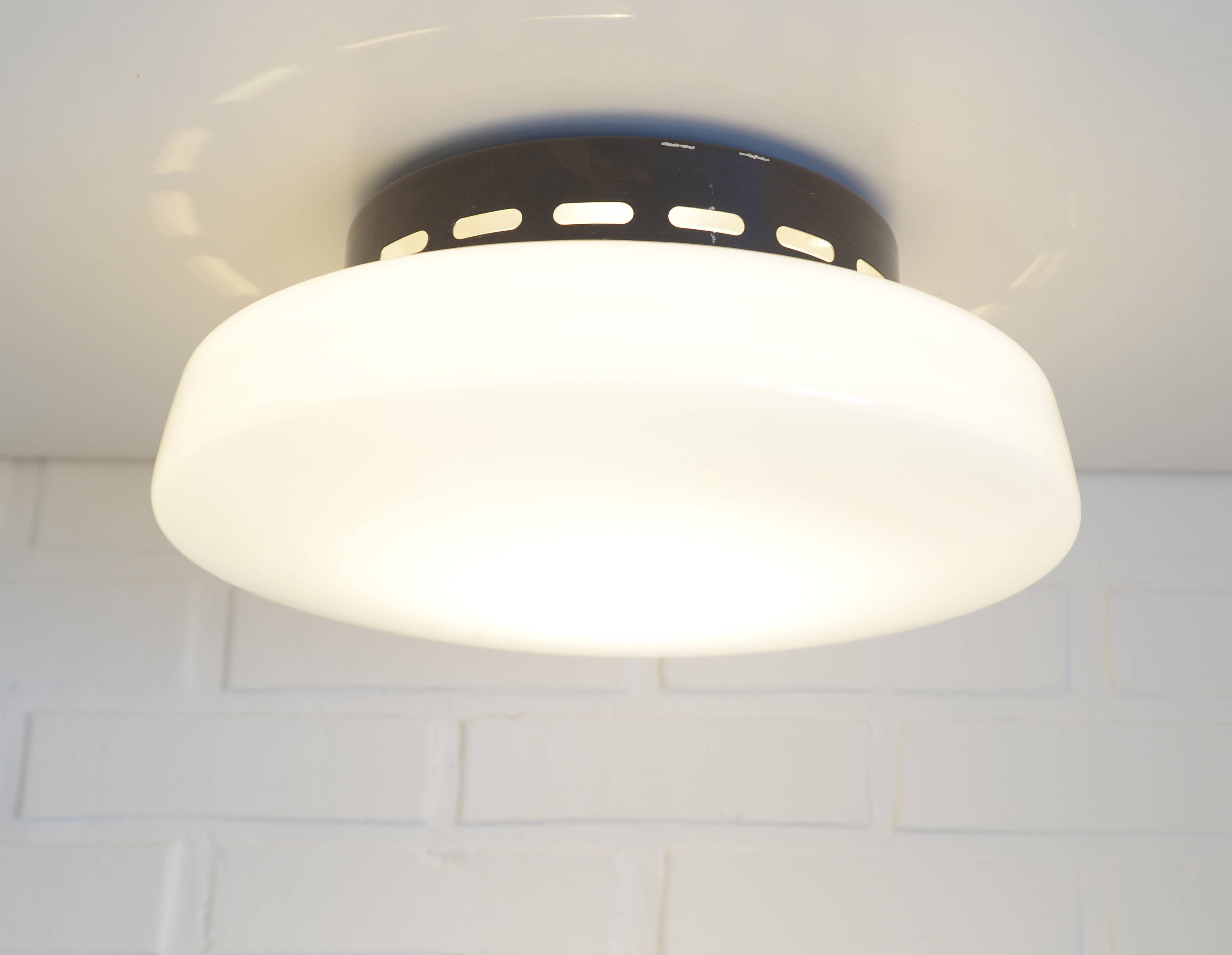 Extra large vintage sconce mid century modern ceiling light 1980's