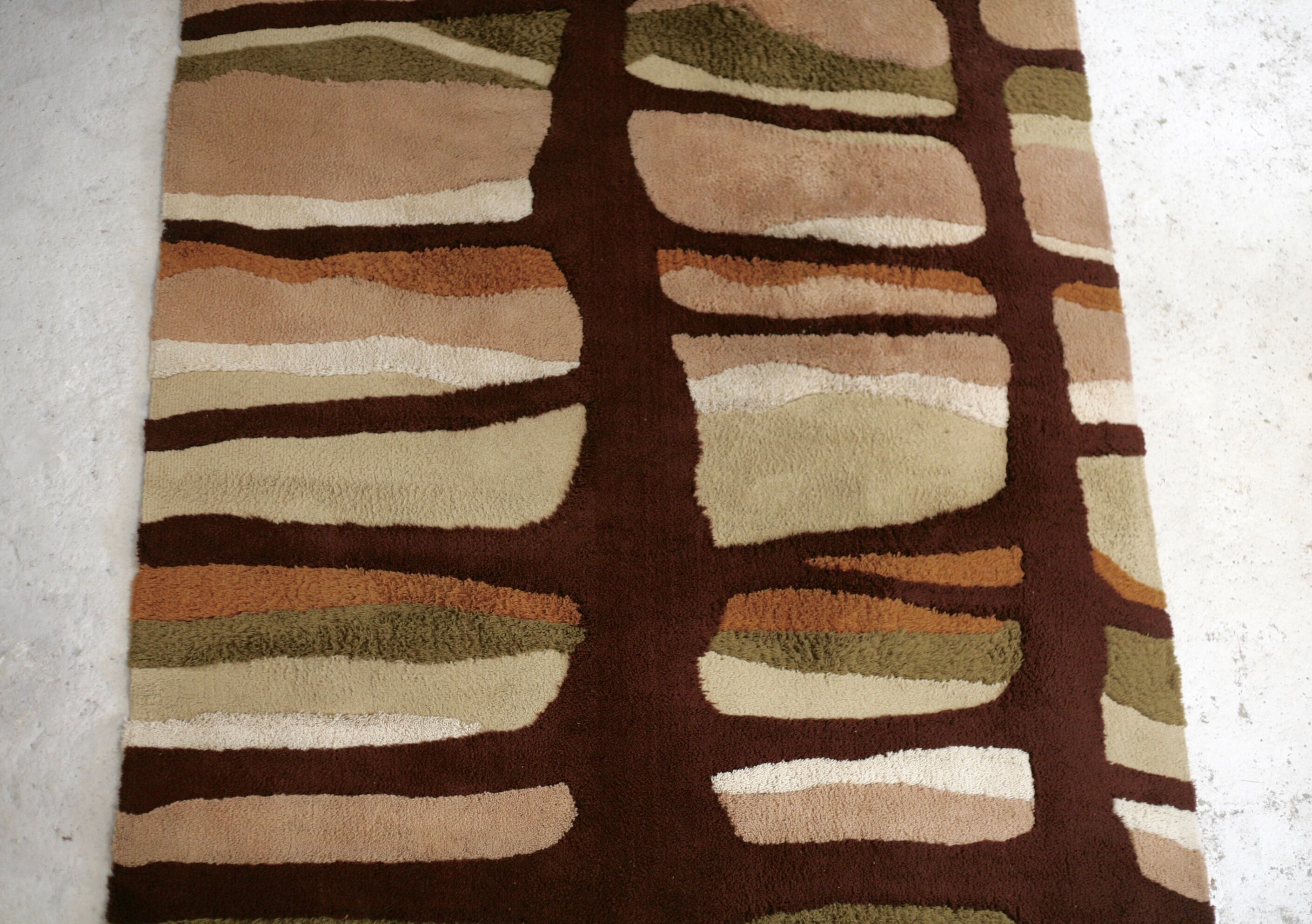 70s rug, published by Adoros, dralon, Germany