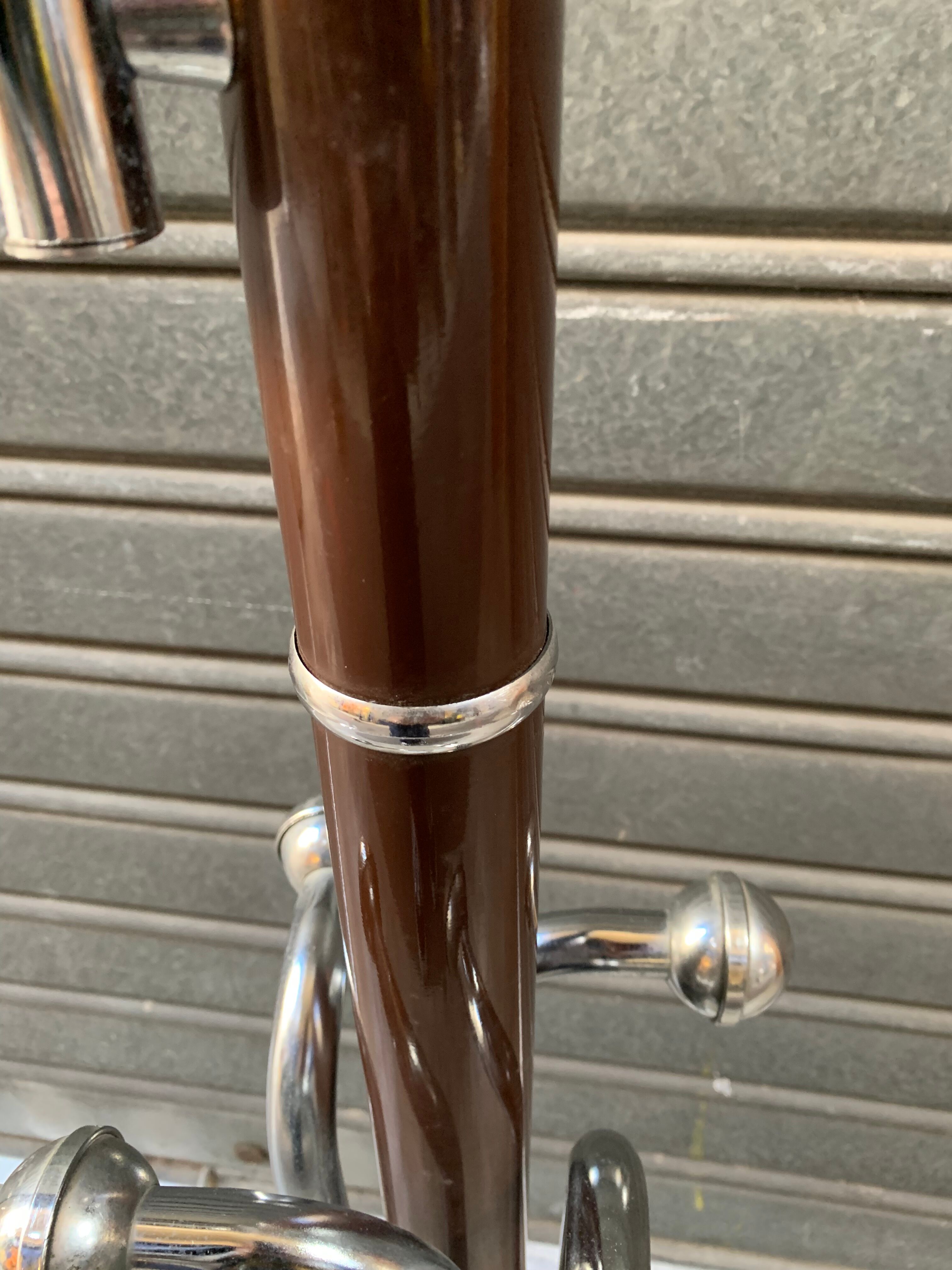 Marble base coat rack from the 1970s