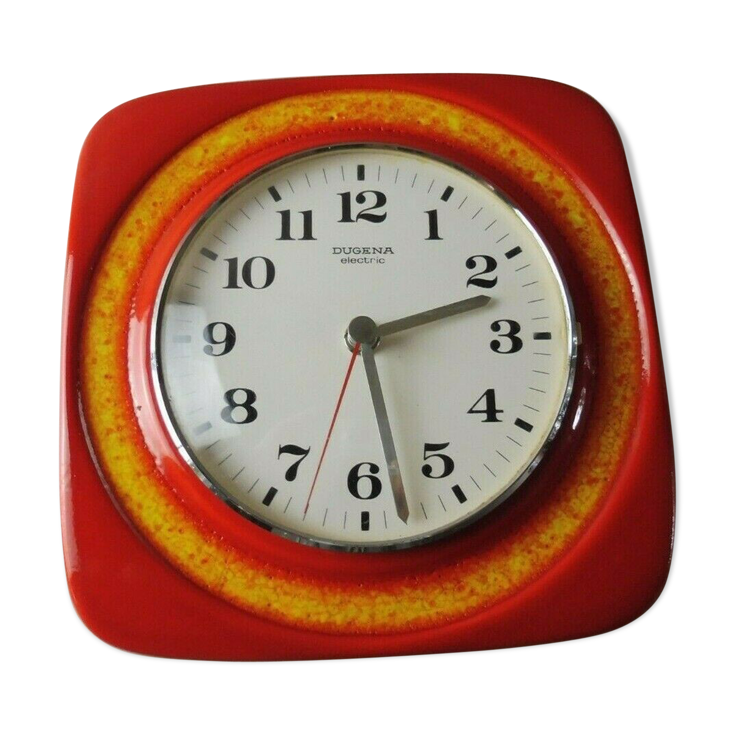 Old clock, Dugena Electric, vintage