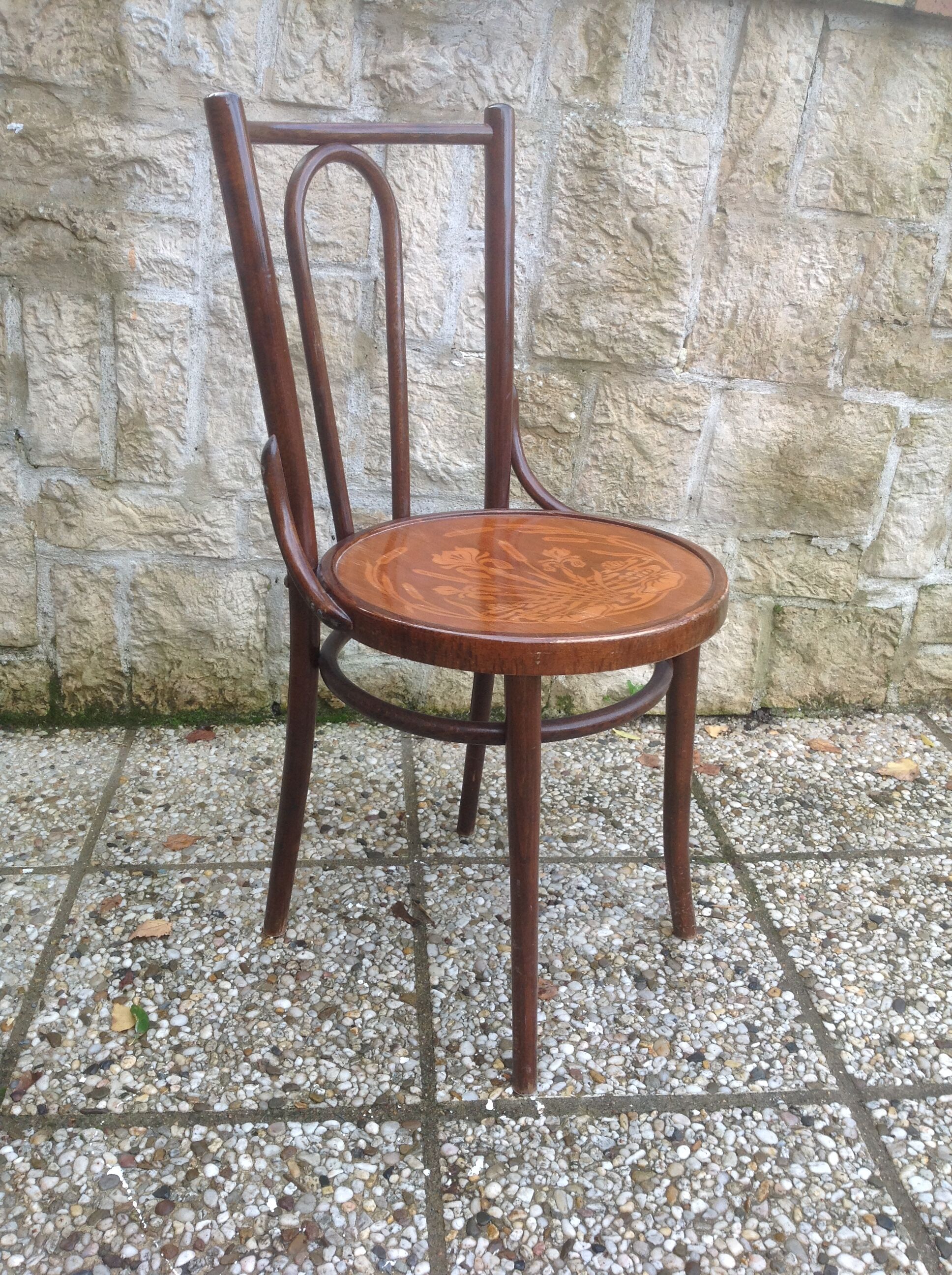 4 vintage bistro chairs
