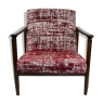 Fauteuil rouge par Edmund Homa, années 1970