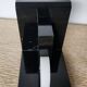 Geometric bookends in black marble and white stone – Art Deco style