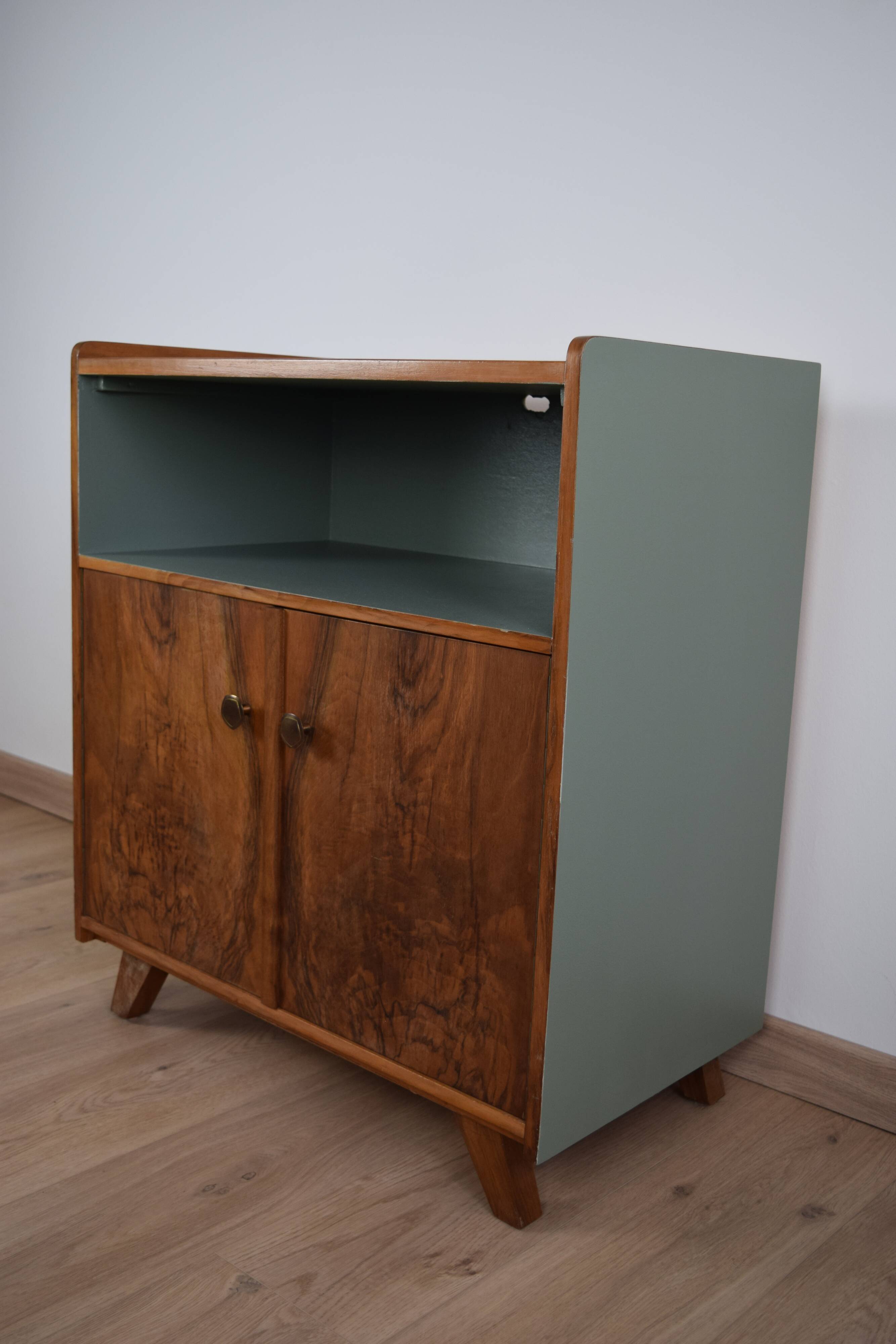 Buffet wood and green geko