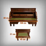 Mahogany Cylinder Desk, Restoration Period – Part 1 of the 19th Century