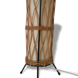 Old lamp rattan wicker vintage