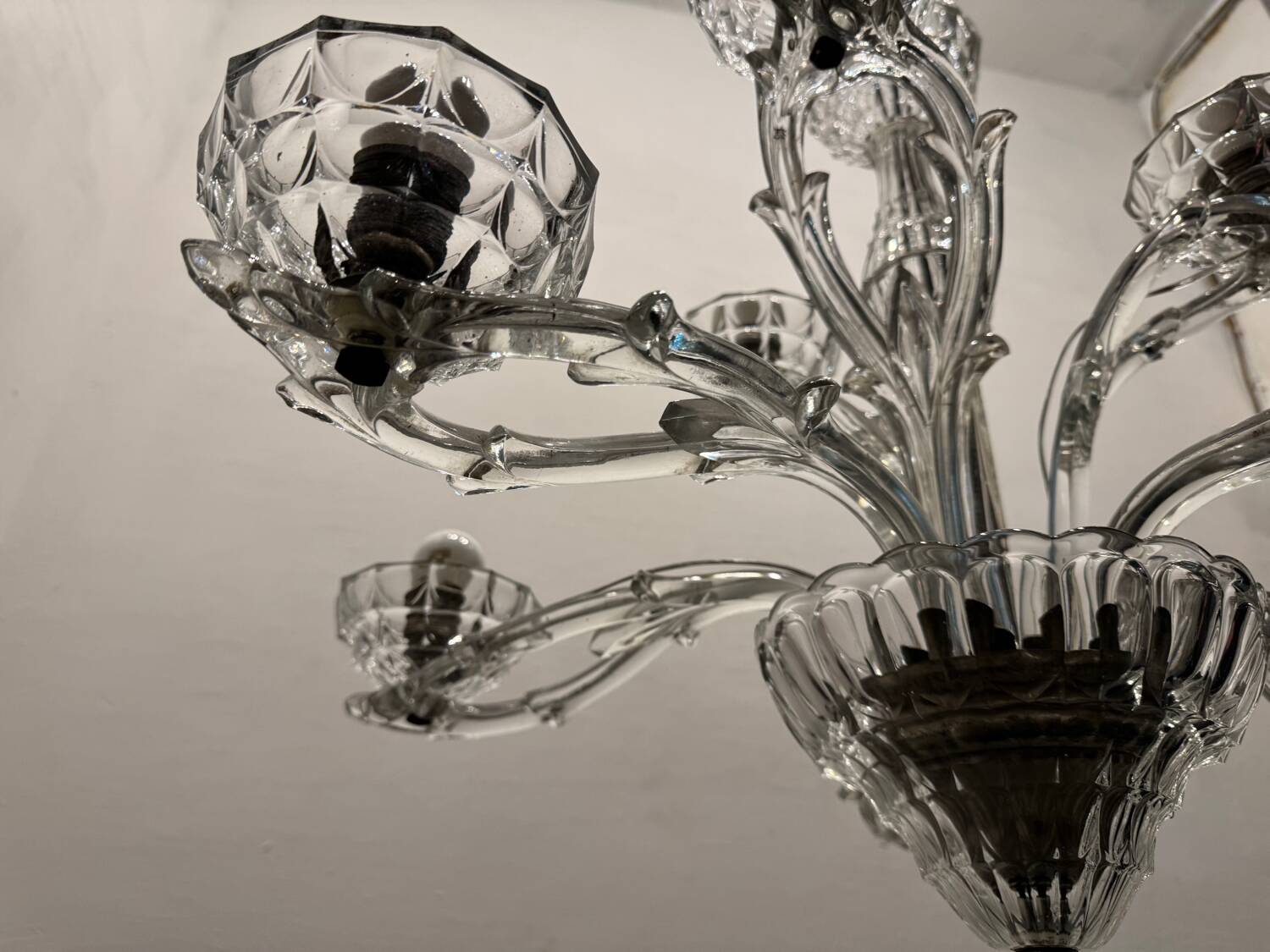Art Deco Murano Glass Chandelier 1940’s