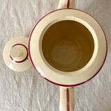 Old teapot in Gien earthenware