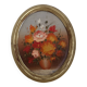 20th century oil on wood bouquet painting