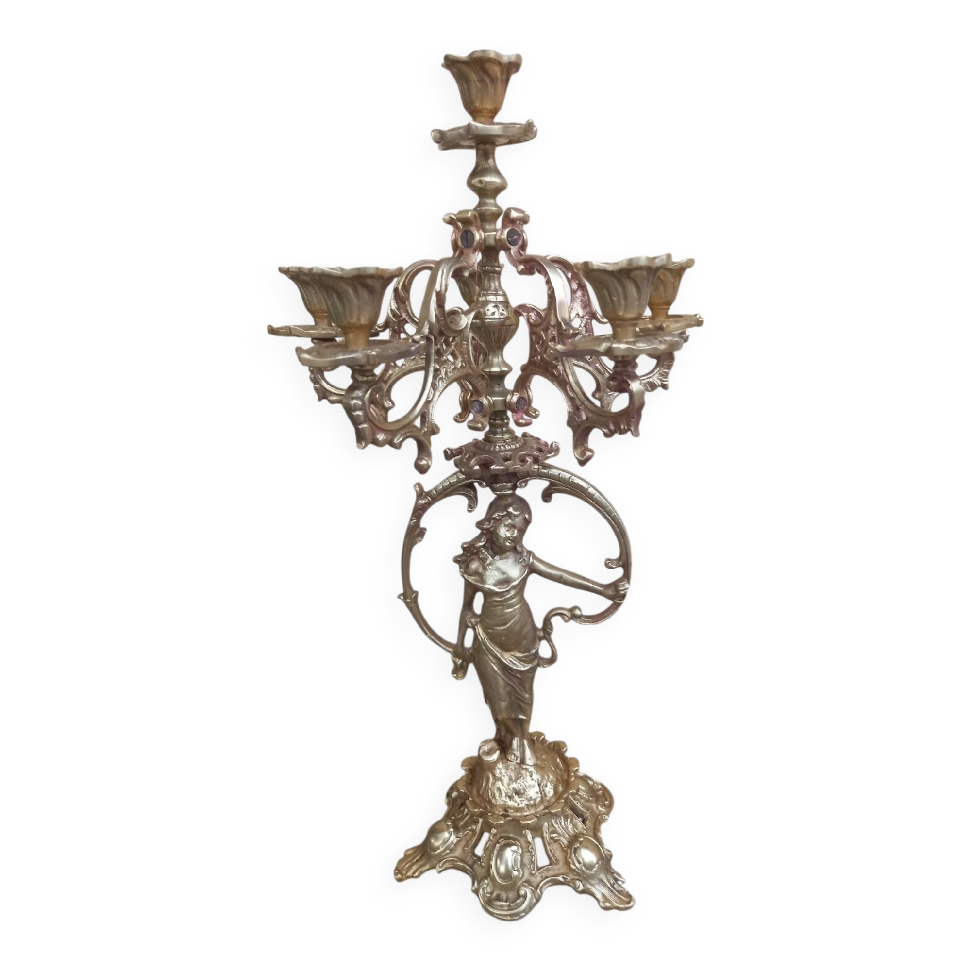 Bronze candelabra
