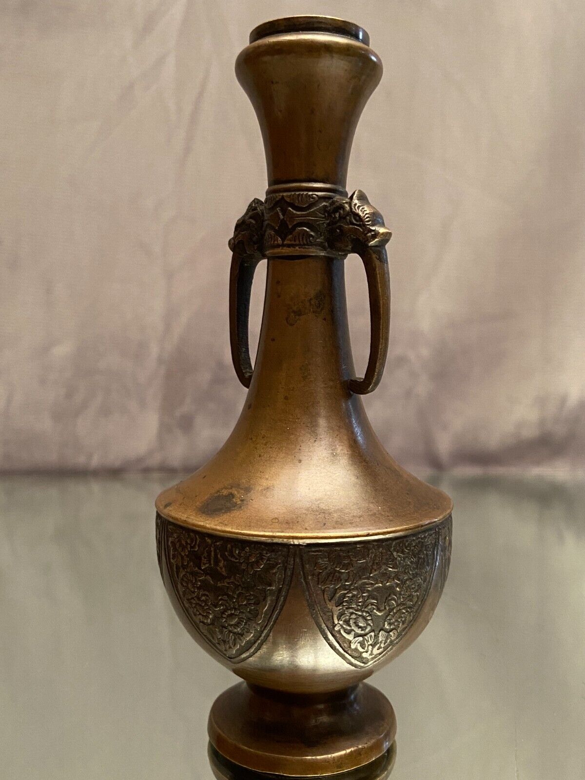 Bronze vase Japan XIX