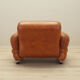 Leather armchair, Italian design, 1970s, production: Italy