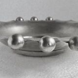 Coupe ou coupelle art déco moderniste en métal argenté estampillé - a voir !!!