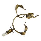 Brutalist metal wall lamp by Salvino Marsura, Italy, 1960s.