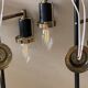 Pair of large Italian wall lights, 1950s