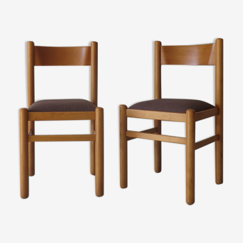 Chaises à manger suédoises rembourrées années 1960