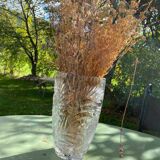 CRYSTAL VASE 25 cm high