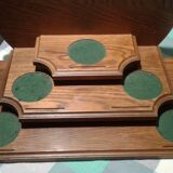 Wooden display for 5 bottles of wisky