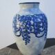 Camille Tharaud Limoges France vase porcelain emaillee decor foliage Art Deco