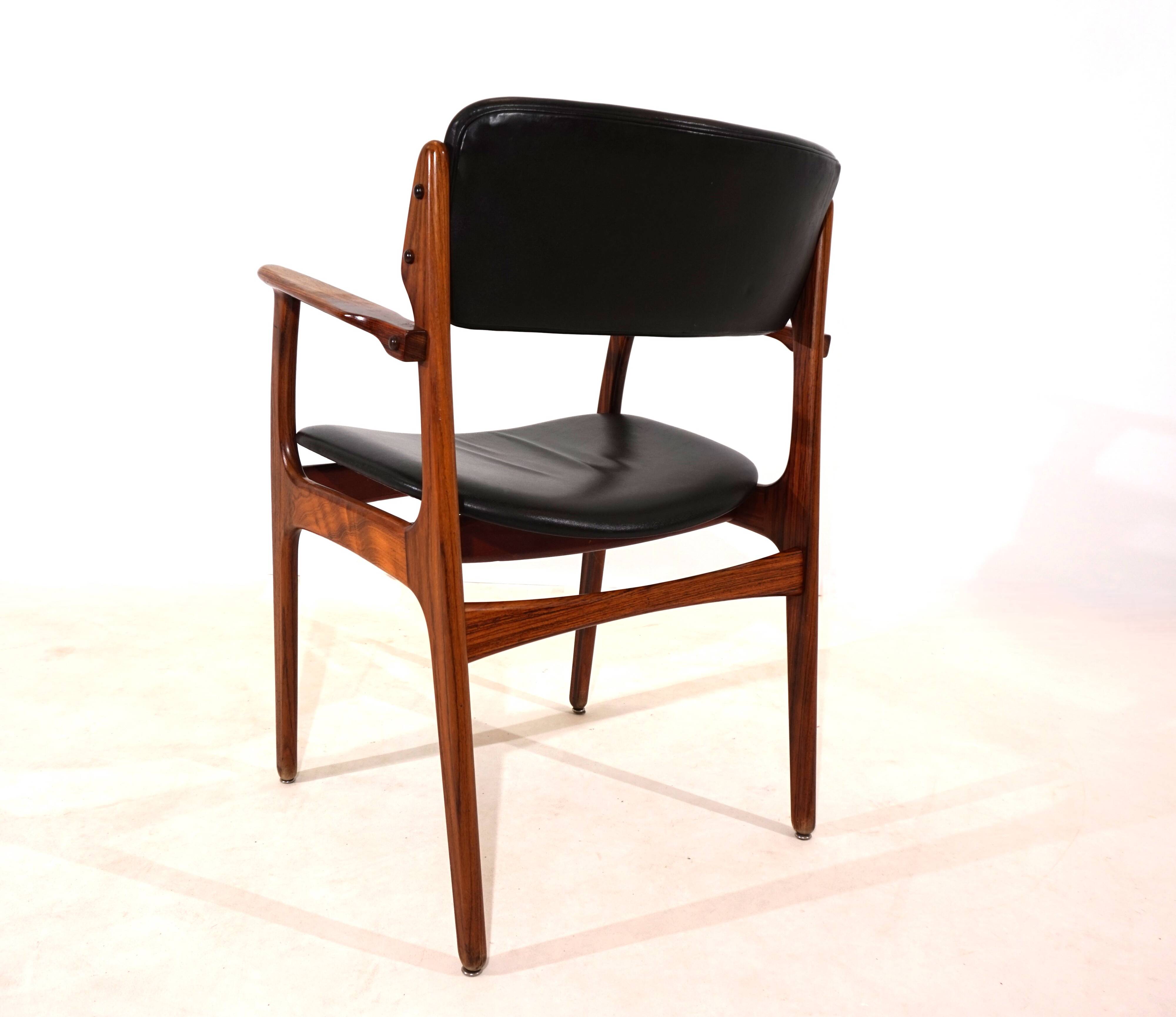 Erik Buck lot de 4 chaises de salle à manger en palissandre OD 50 pour OD Mobler