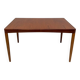 1960s vintage Danish mid-century extendable teak dining table