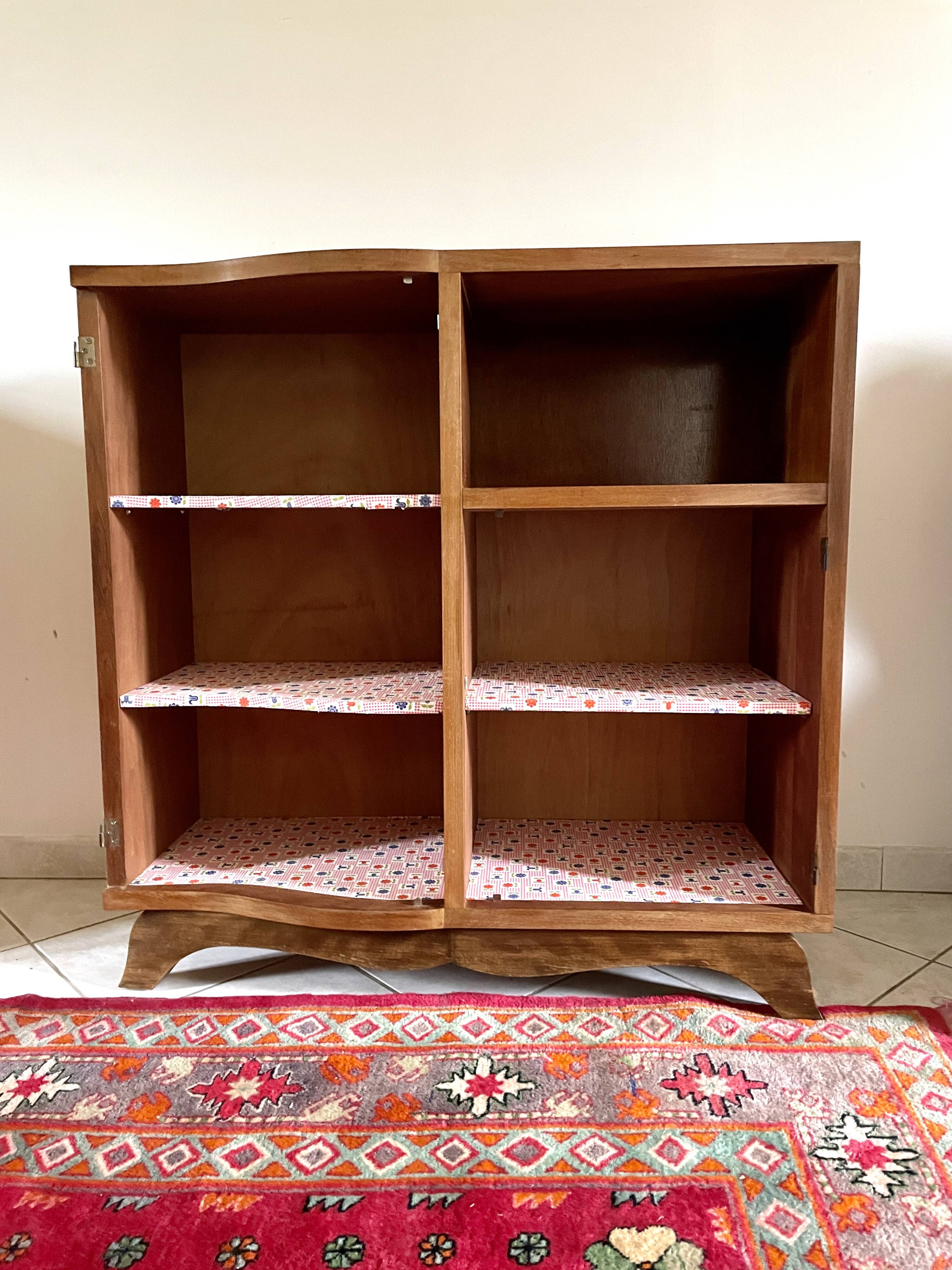 Small Art-Deco mustache piece of furniture