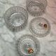 Pair of old German crystal candy boxes