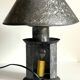Heart Lamp Zinc Vintage