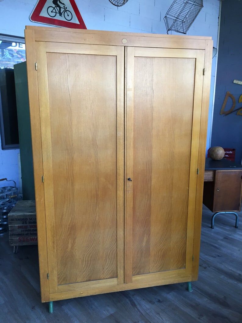 Armoire d'école vintage Delagrave 1960