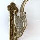 Vintage coat hook, brass wall hook dragon head