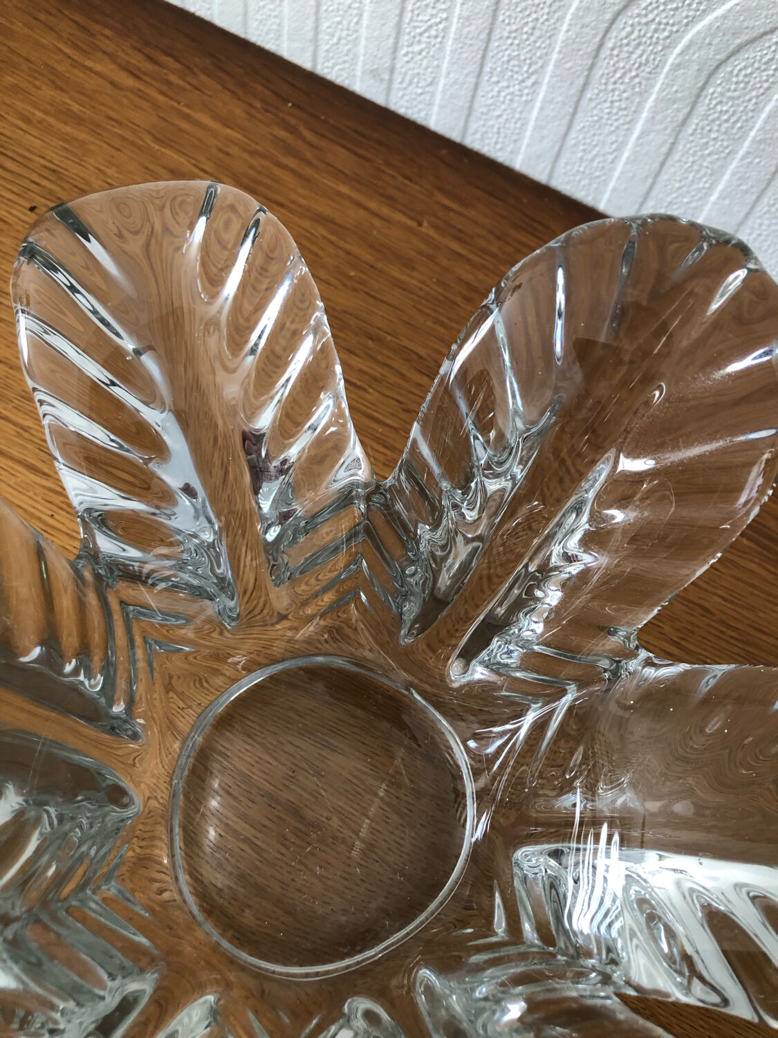 Pocket trays / small old crystal fruit cup