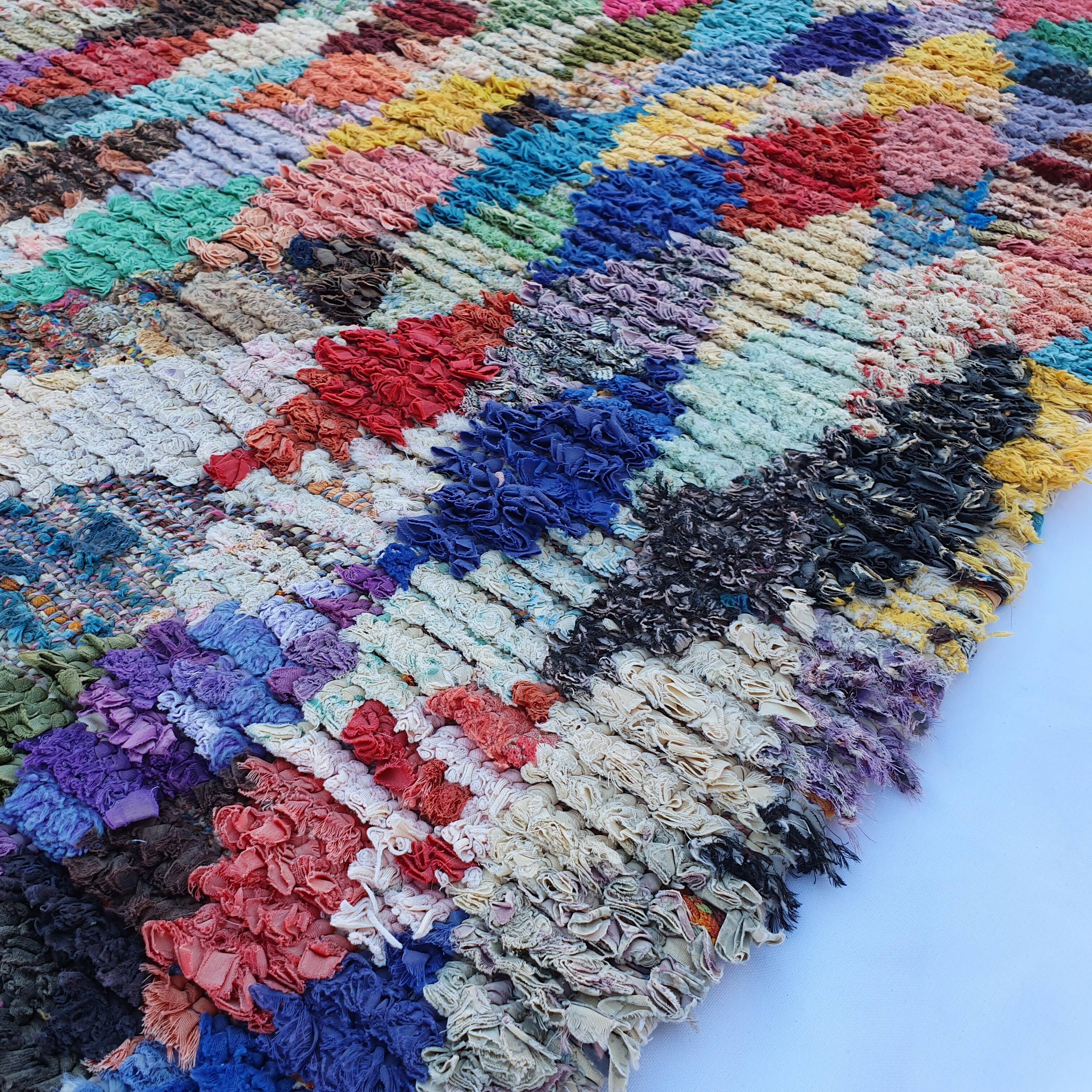 Moroccan Berber butcherouite rug hand-woven 150x100 cm
