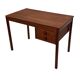 Vintage Danish teak compact Domino Mobler desk, 1960s